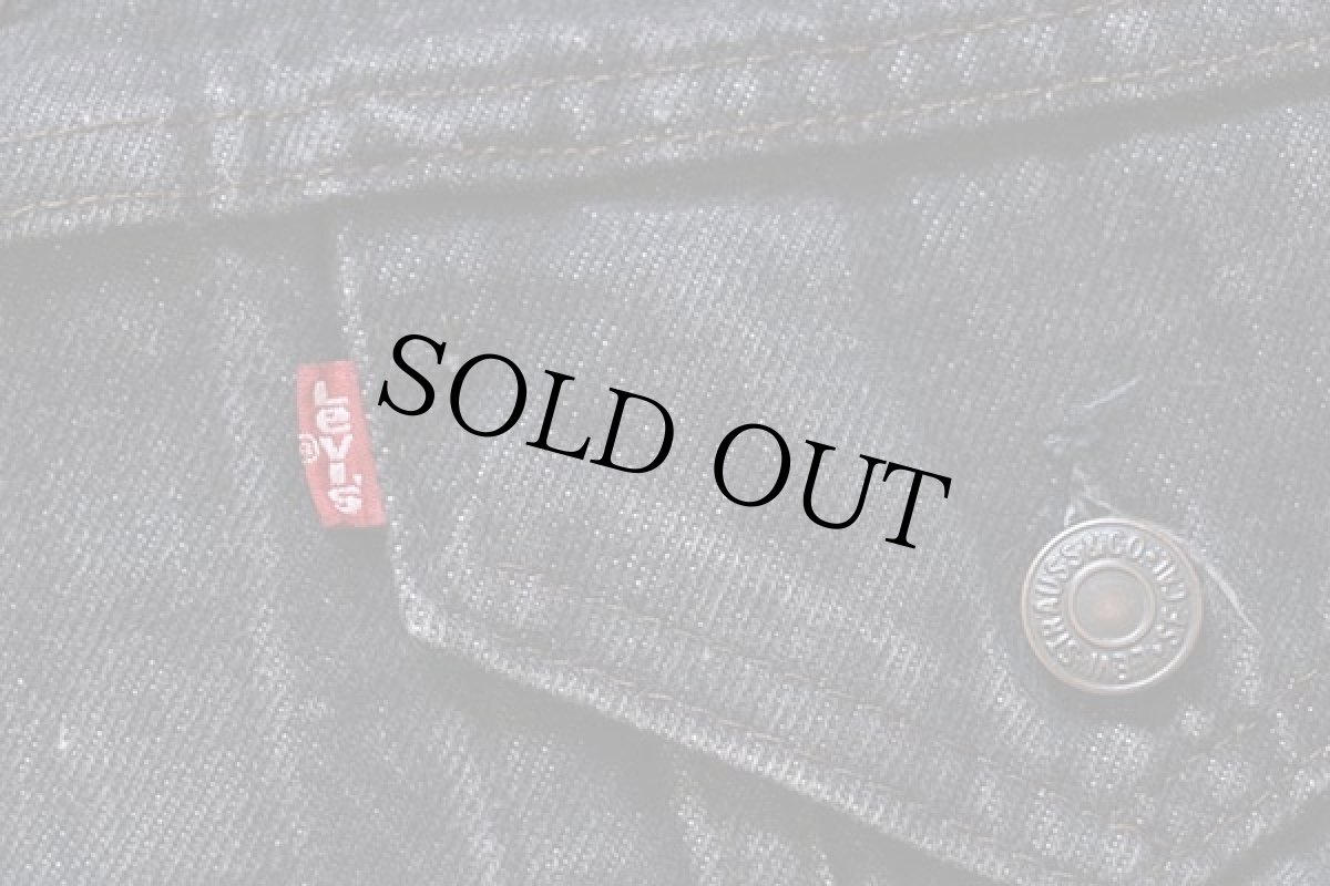 画像5: 80s USA製 Levi'sリーバイス 71506-0259 先染め ブラックデニムジャケット 4ポケット 40L (5)