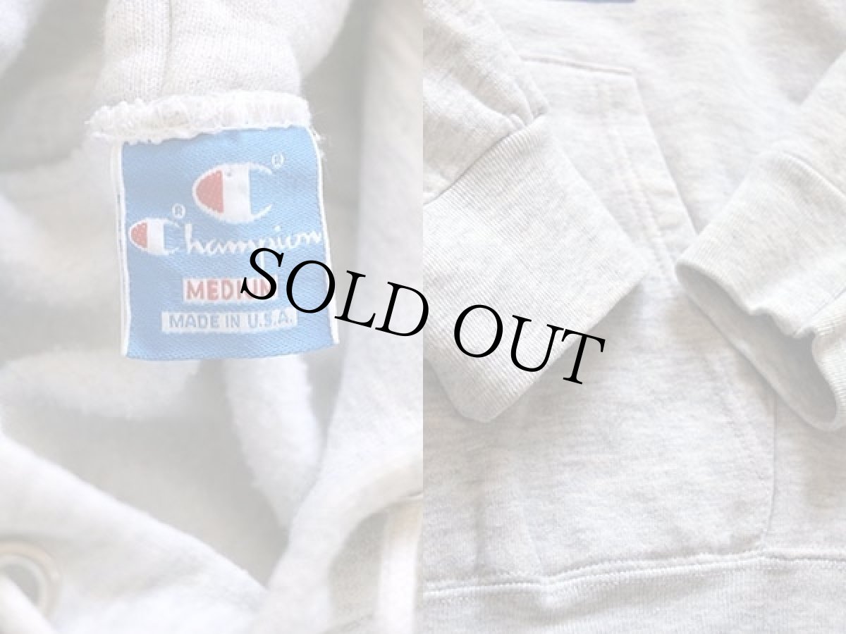 画像3: 90s USA製 Championチャンピオン MAPLEWOOD スウェットパーカー 杢ライトグレー M (3)