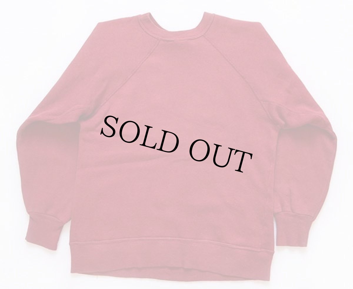 画像2: 70s USA製 Championチャンピオン HARVARD フェルトプリント スウェット バーガンディ S (2)