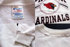 画像3: 80s USA製 Championチャンピオン PHOENIX CARDINALS スウェット 白 XL (3)