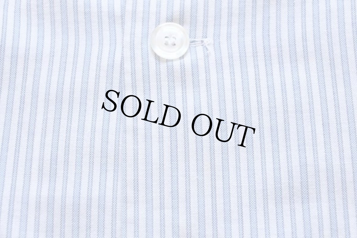 画像4: 70s Penneys TOWNCRAFT マルチ ストライプ パジャマ シャツ&パンツ セット 白×水色 L (4)