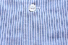画像4: 70s Penneys TOWNCRAFT マルチ ストライプ パジャマ シャツ&パンツ セット 白×水色 L (4)