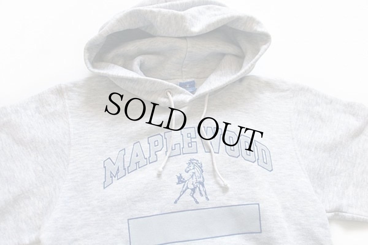 画像2: 90s USA製 Championチャンピオン MAPLEWOOD スウェットパーカー 杢ライトグレー M (2)