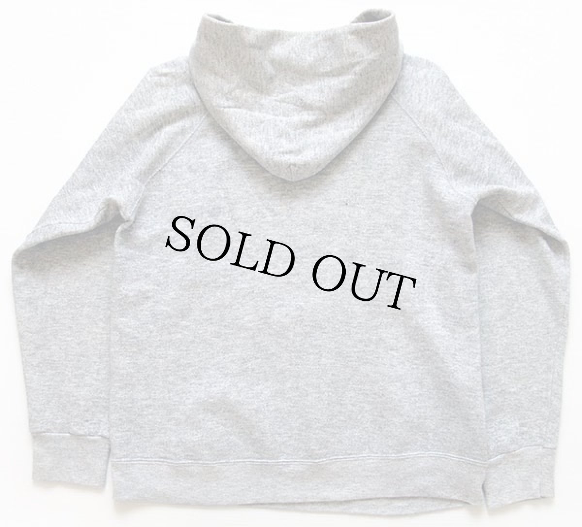 画像2: 80s USA製 Championチャンピオン ST.CATHERINE フェルトプリント スウェットパーカー 杢グレー M (2)