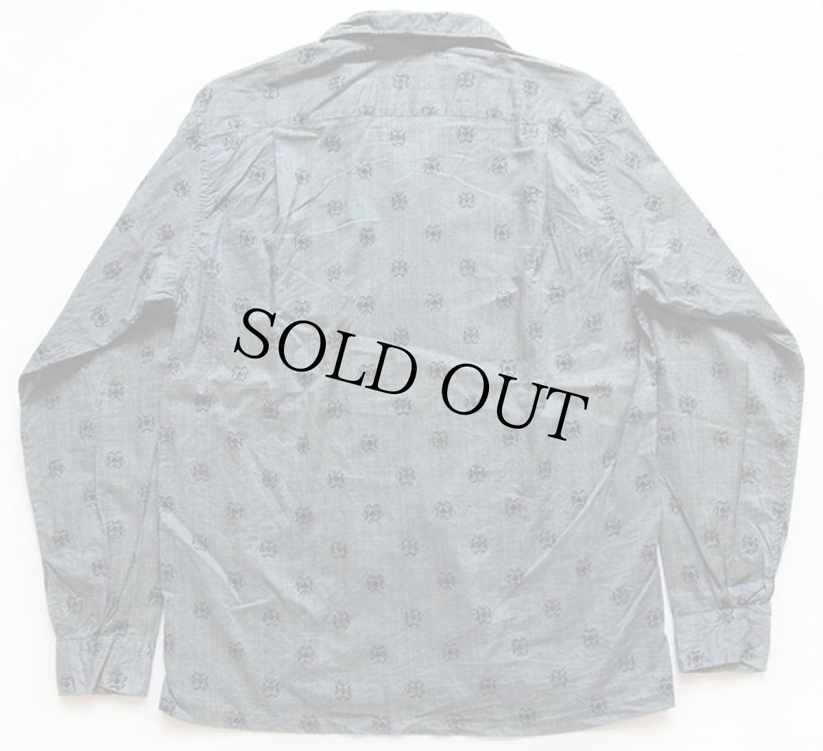 画像2: 60s Kentfield 総柄 コットンシャツ M (2)