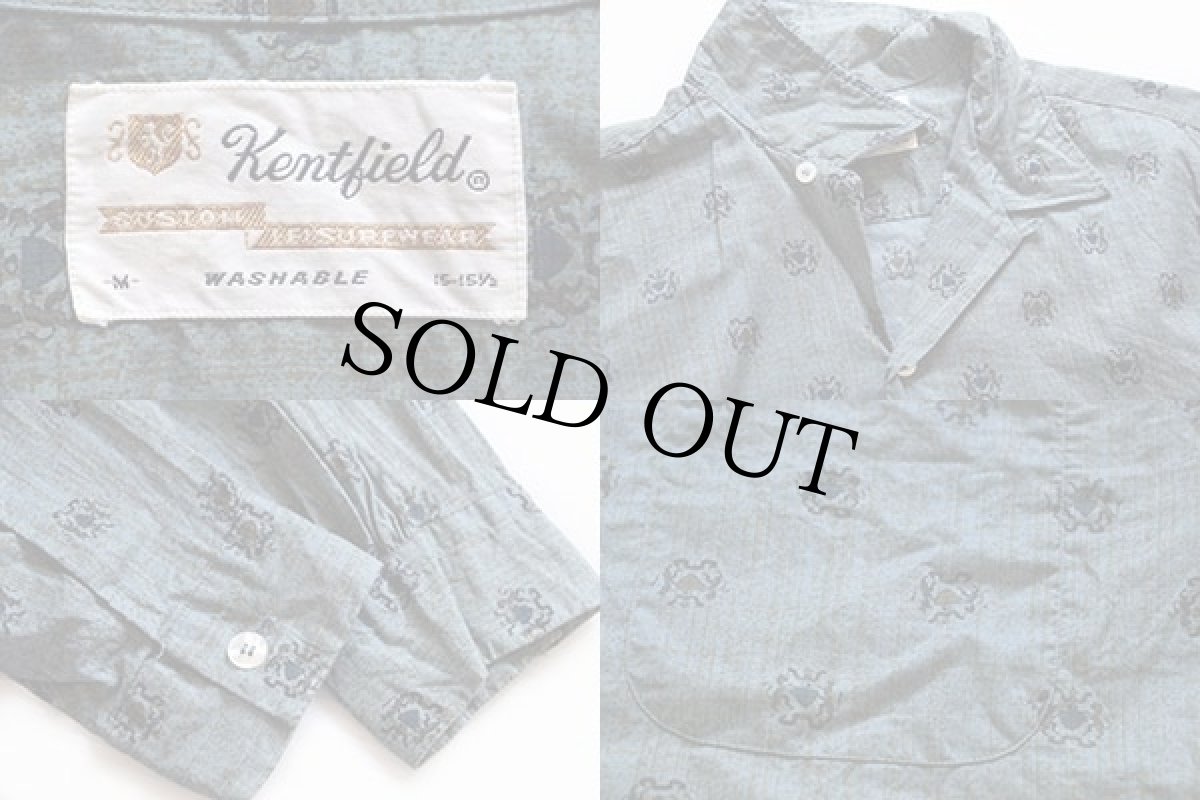 画像3: 60s Kentfield 総柄 コットンシャツ M (3)