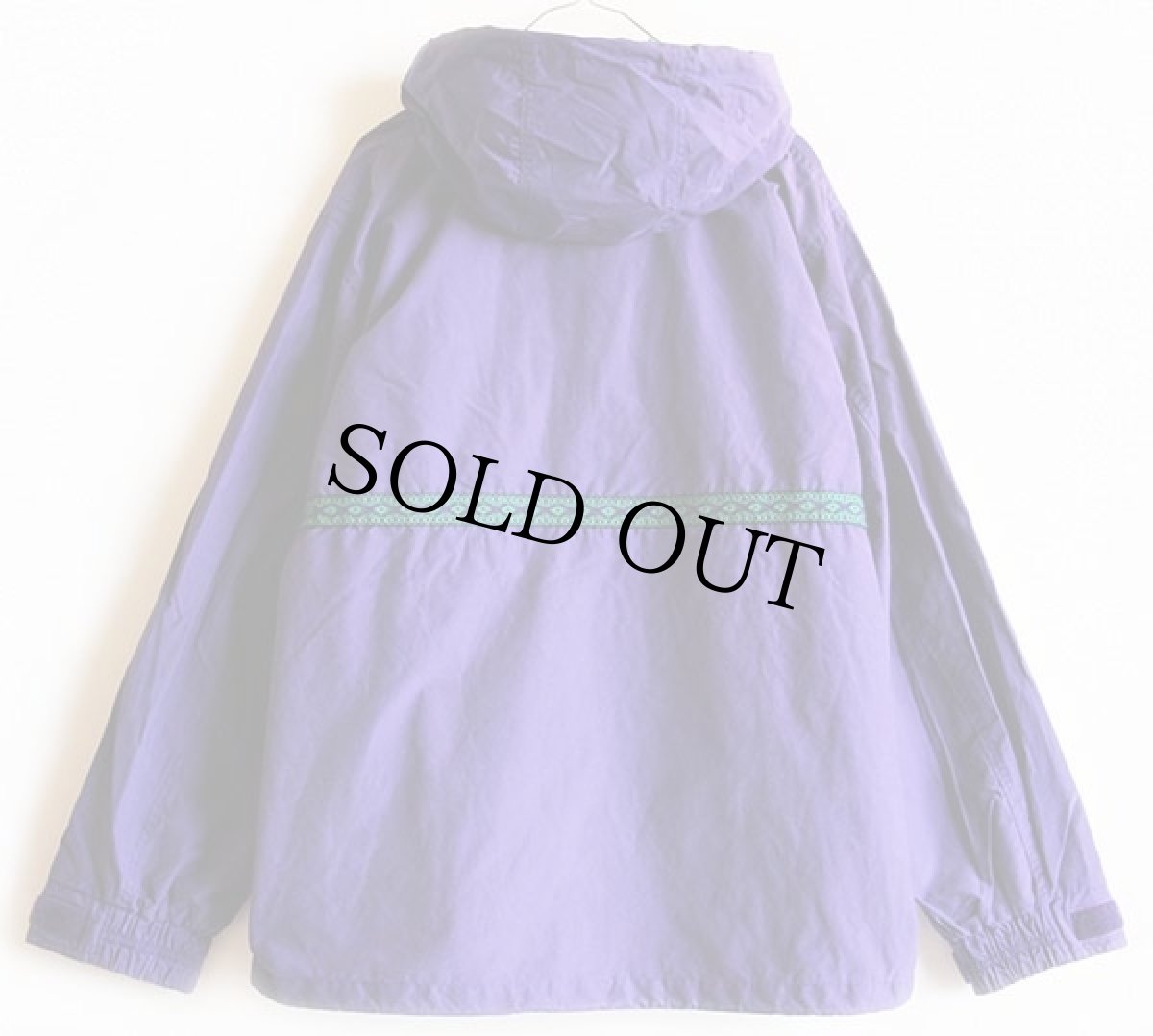 画像2: 90s EMS チロリアンテープ 60/40 アノラックパーカー 紫 S (2)