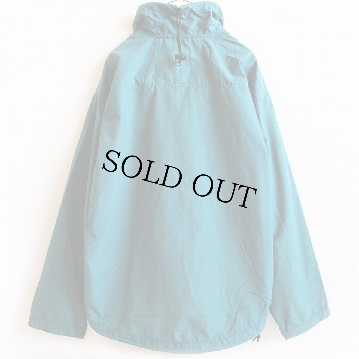 画像2: 90s SIERRA DESIGNSシエラデザイン モックネック プルオーバー ナイロンジャケット 緑 S (2)