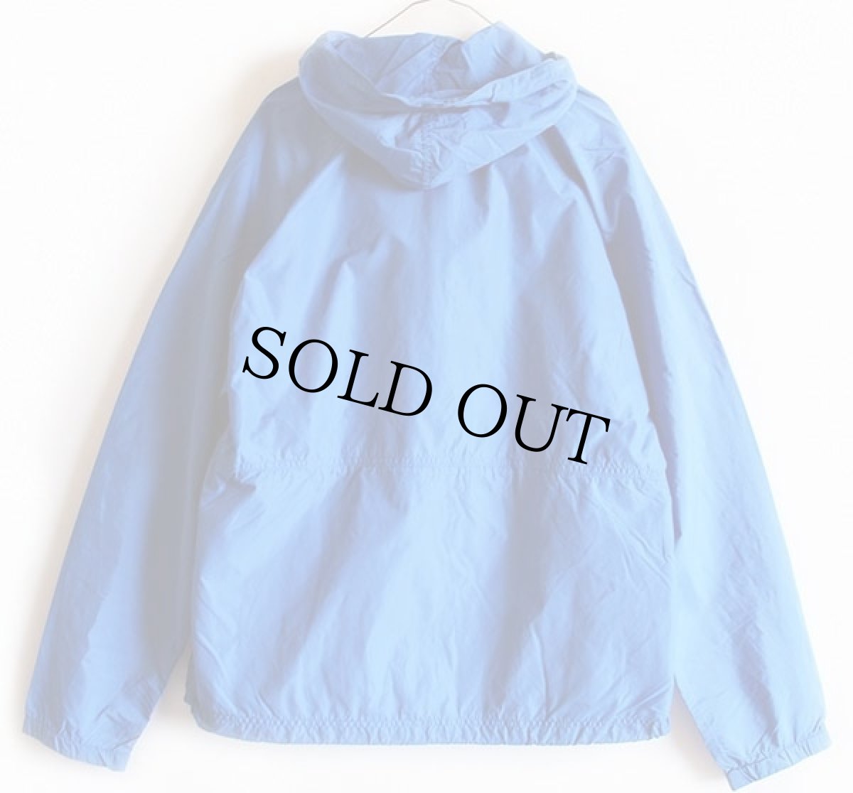 画像2: 80s USA製 L.L.Bean ナイロン アノラックパーカー 青 M (2)