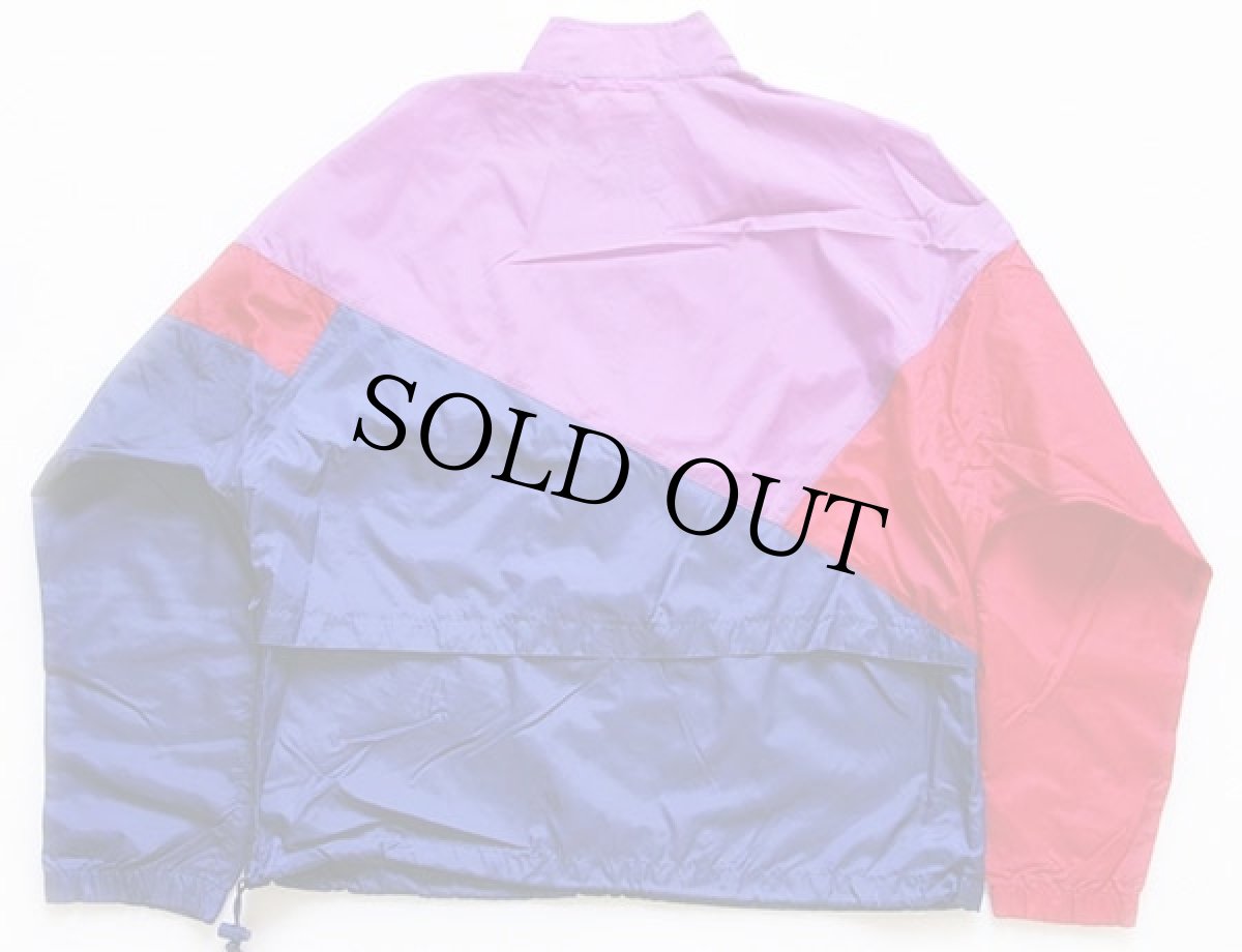 画像2: 90s NIKEナイキ マルチカラー 切り替え ナイロンジャケット L (2)