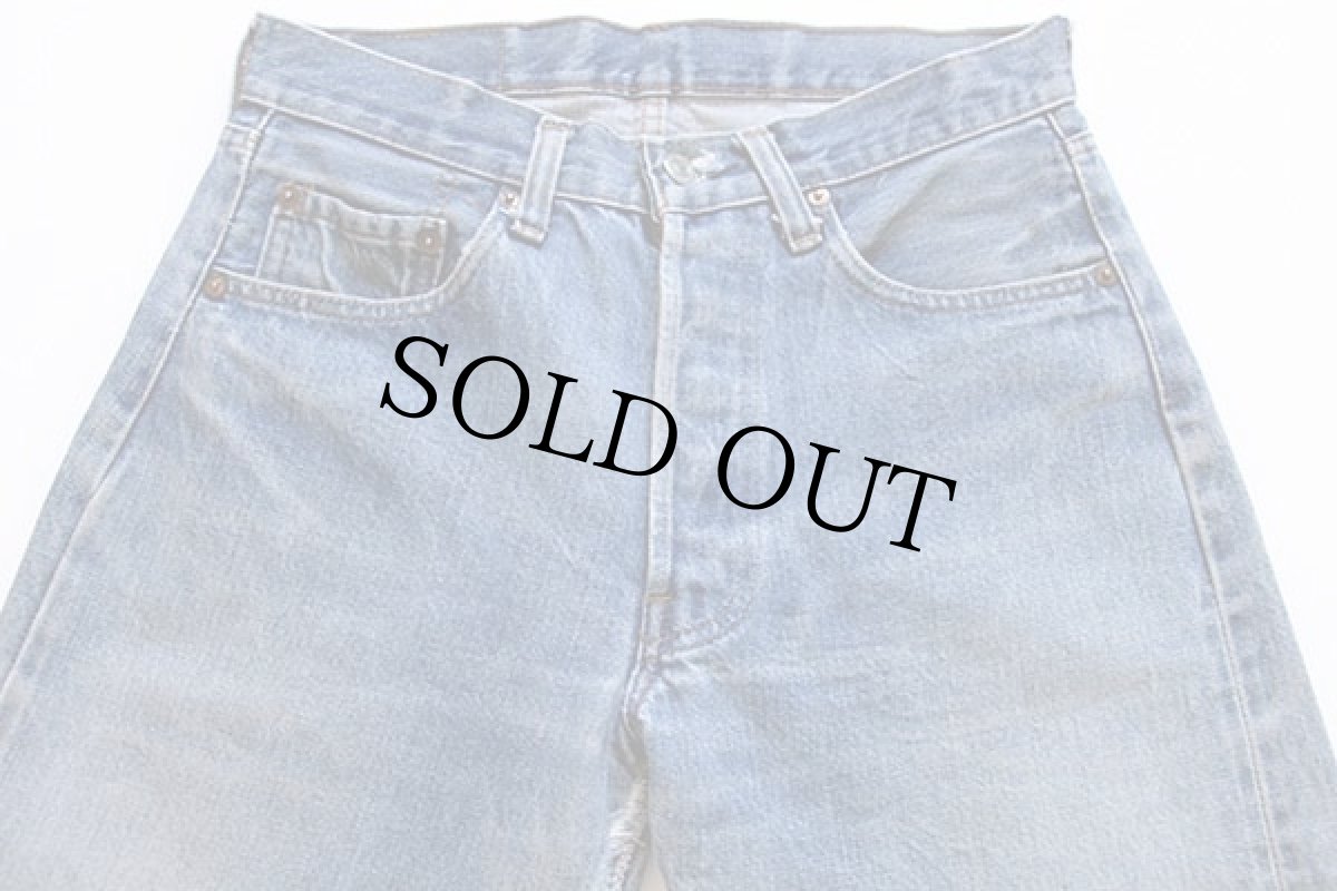 画像2: 80s USA製 Levi'sリーバイス 501 66後期 デニムパンツ w30 (2)