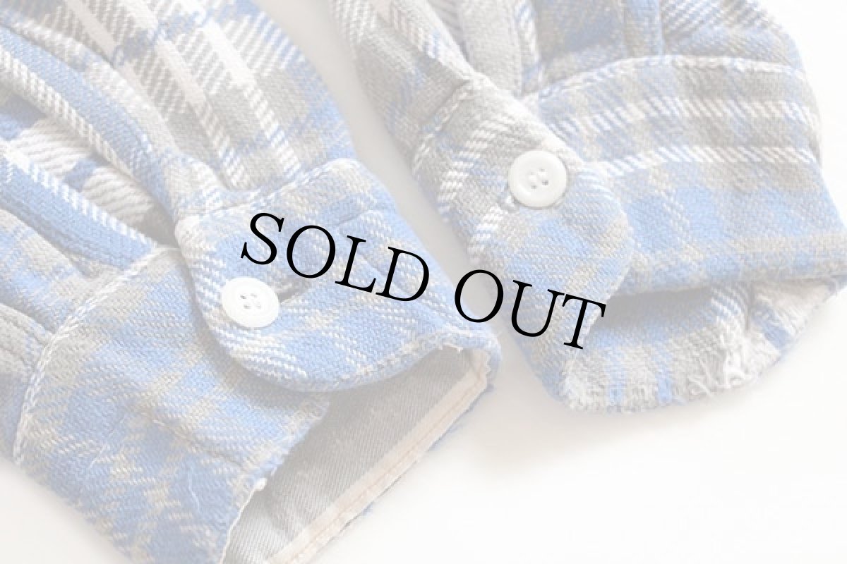 画像5: 60s WINTER King チェック コットン フランネルシャツ (5)