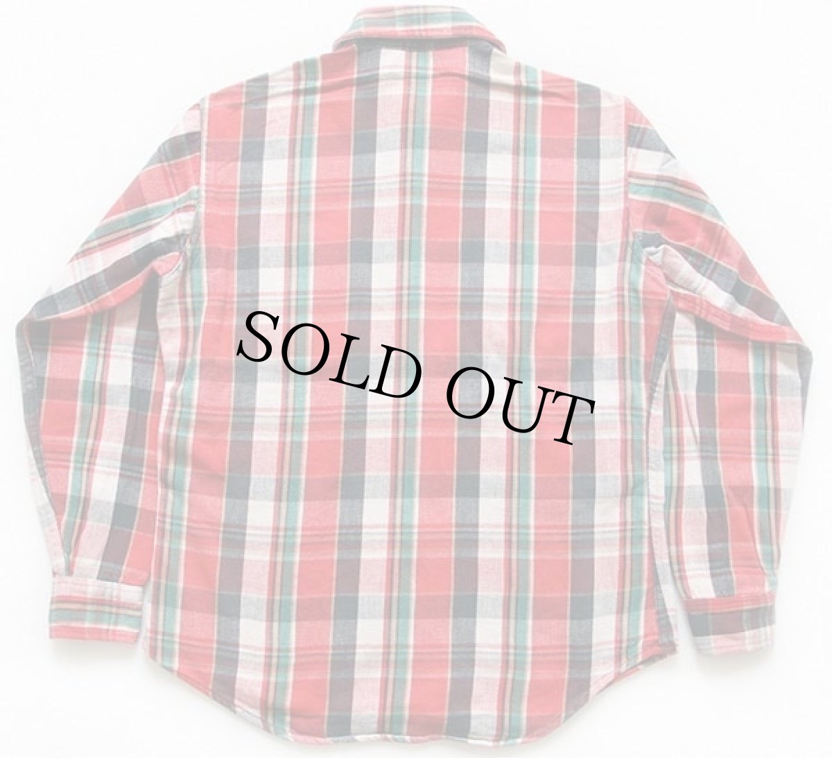 画像2: 80s USA製 JCPenney BIGMACビッグマック チェック コットン フランネルシャツ MT (2)