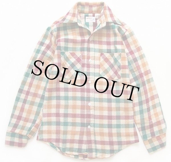 70s JCPenney BIGMACビッグマック ブロックチェック フランネルシャツ