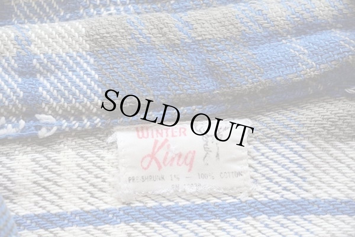 画像4: 60s WINTER King チェック コットン フランネルシャツ (4)