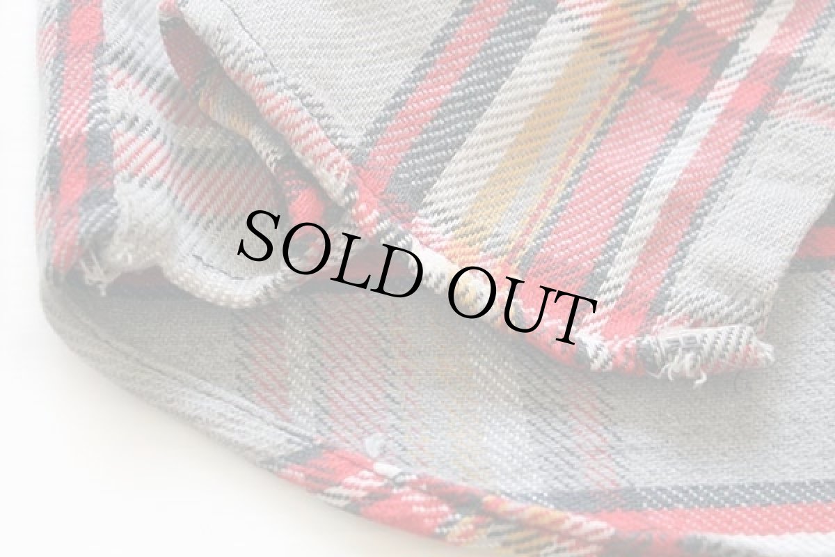 画像6: 70s JCPenney BIGMACビッグマック チェック コットン フランネルシャツ S (6)