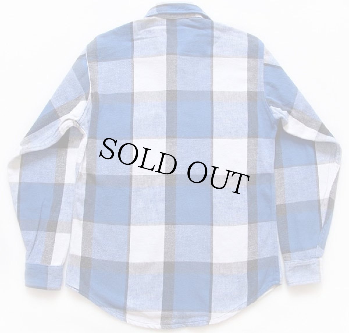 画像2: 90s JCPenney STJOHN'SBAY×BIGMACビッグマック チェック コットン フランネルシャツ S (2)