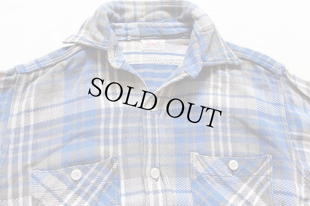 画像3: 60s WINTER King チェック コットン フランネルシャツ (3)