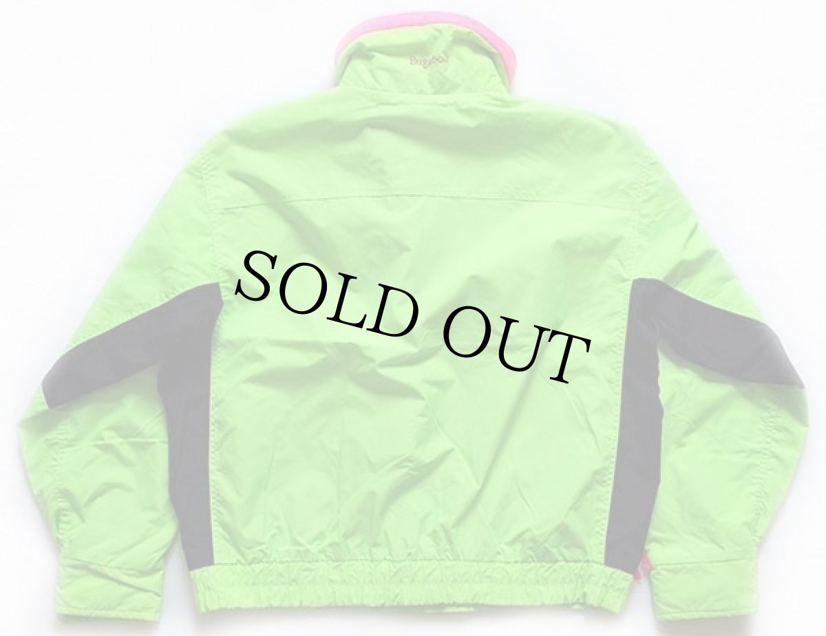 画像2: 90s Columbiaコロンビア Bugaboo マルチカラー 切り替え ナイロンジャケット 蛍光 M (2)
