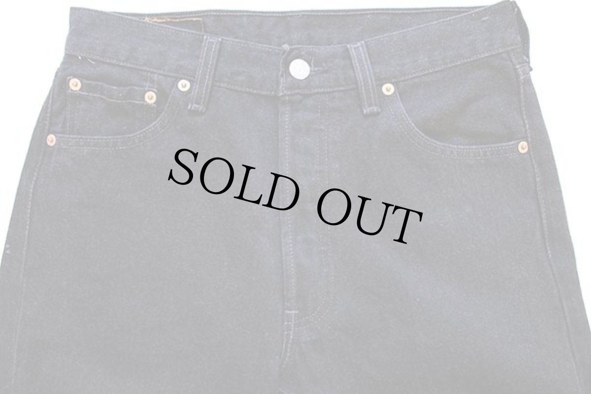 画像2: 90s USA製 Levi'sリーバイス 501 ブラック デニムパンツ w30 L34 (2)