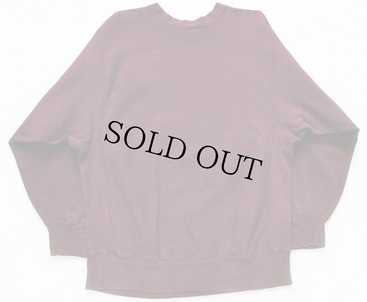 画像2: 80s USA製 Championチャンピオン UNIVERSITY MINNESOTA リバースウィーブ スウェット バーガンディ XL (2)