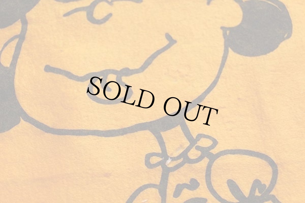 画像4: 70s PEANUTS LUCYルーシー BLEAH! フェルト ペナント 黄★スヌーピー (4)