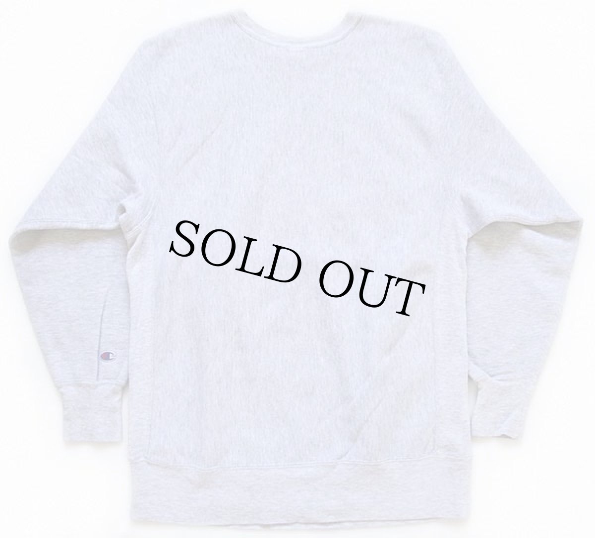 画像2: 90s USA製 Championチャンピオン 無地 目無し リバースウィーブ スウェット 杢グレー XXXL★特大 ブランク (2)