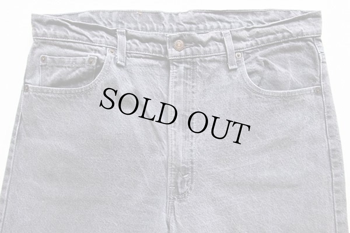 画像2: 80s USA製 Levi'sリーバイス 505 グレー デニムパンツ w38 (2)