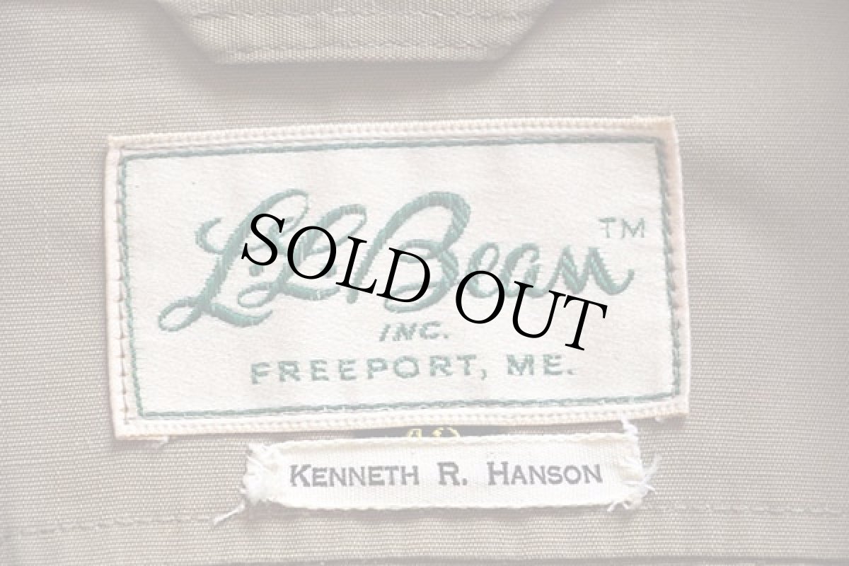 画像4: 70s L.L.Bean 筆記体タグ サファリジャケット カーキ 42 (4)