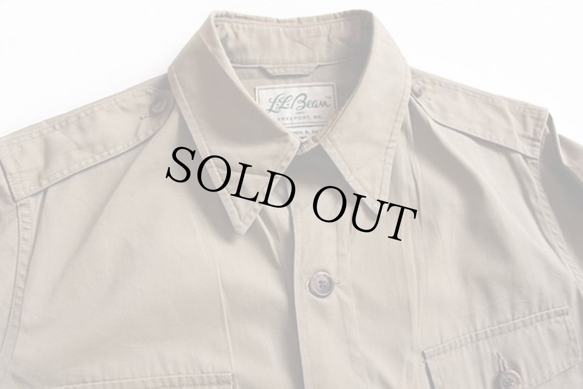 画像3: 70s L.L.Bean 筆記体タグ サファリジャケット カーキ 42 (3)