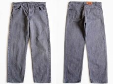 画像1: 80s USA製 Levi'sリーバイス 505 グレー デニムパンツ w38 (1)