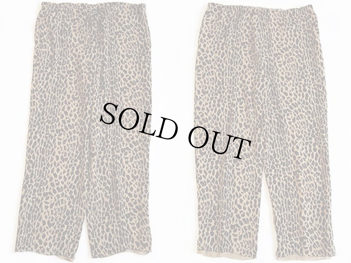 画像6: LAUREN ラルフローレン レオパード柄 シルクシャツ&パンツ セット M (6)