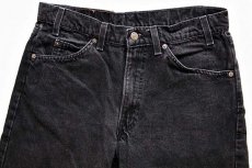 画像2: 90s USA製 Levi'sリーバイス 555 ブラック デニムパンツ w33 (2)