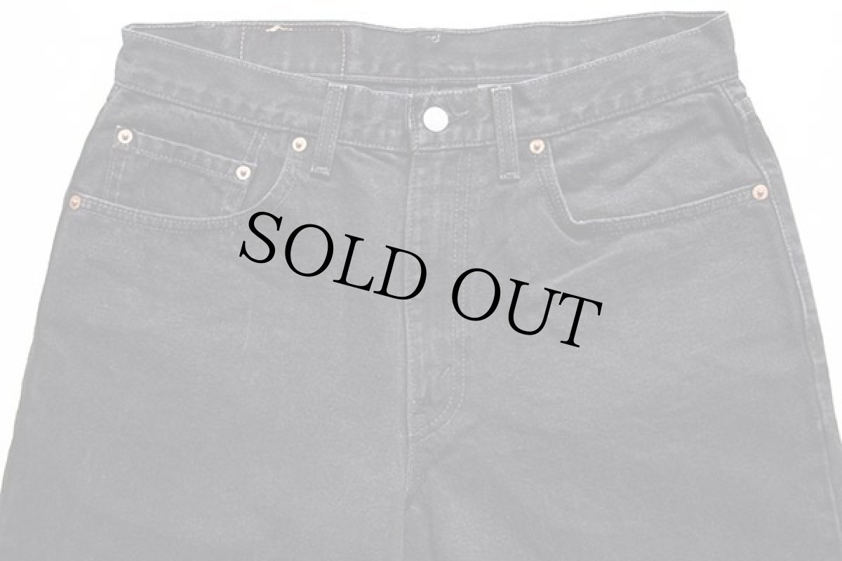 画像2: 90s USA製 Levi'sリーバイス 550 ブラック デニムパンツ w34 L32 (2)