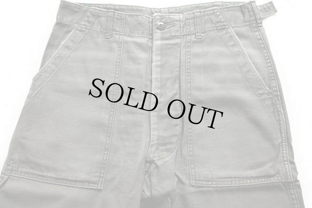 画像2: 60s 米軍 U.S.ARMY ユーティリティ ベイカーパンツ w32 (2)