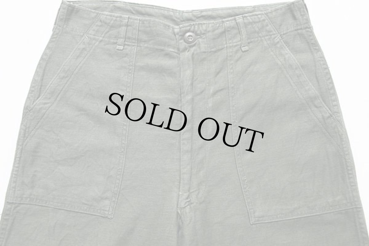 画像2: 70s 米軍 U.S.ARMY ユーティリティ ベイカーパンツ w32 L33 (2)