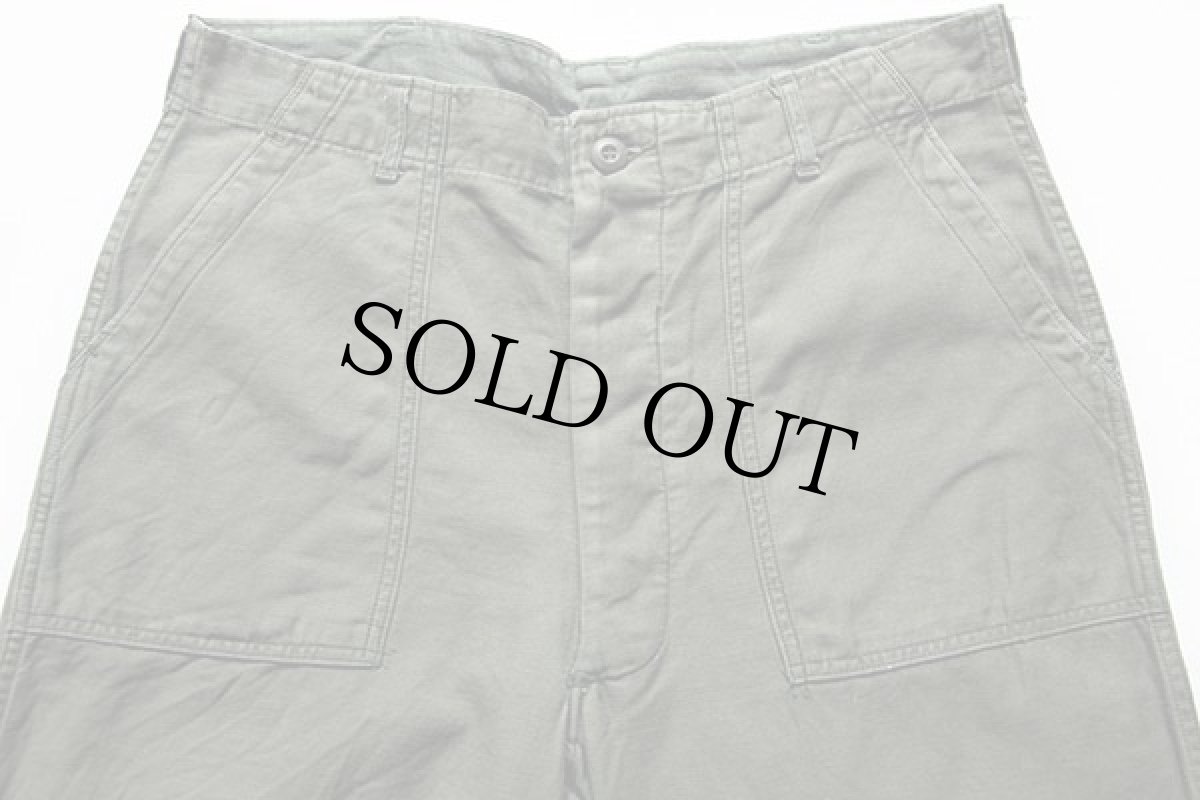 画像2: 70s 米軍 U.S.ARMY ユーティリティ ベイカーパンツ w36 L31 (2)