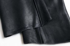画像6: USA製 Peterbilt Le Doux Leather 切り抜き レザーチャップス 黒 25/42 (6)