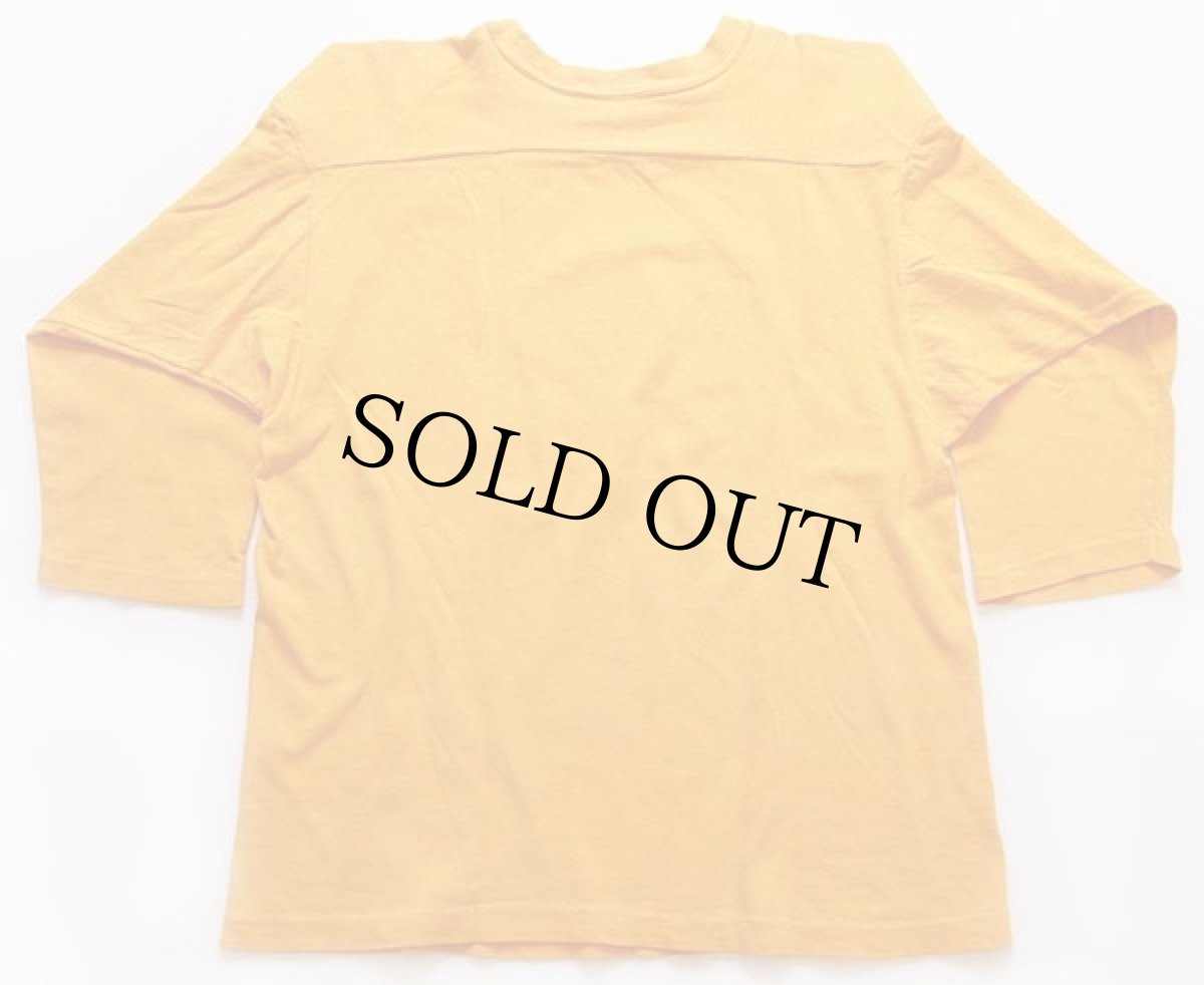画像2: 70s USA製 Championチャンピオン MINNESOTA GOLD COUNTRY コットン フットボールTシャツ 黄 L (2)