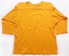 画像2: 70s USA製 Championチャンピオン MINNESOTA GOLD COUNTRY コットン フットボールTシャツ 黄 L (2)