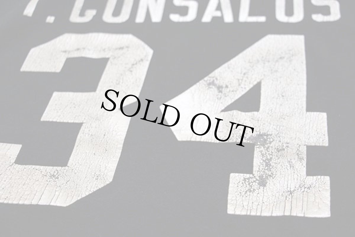 画像5: 80s UNKNOWN PARK RAPIDS PANTHERS フットボールTシャツ 黒 (5)