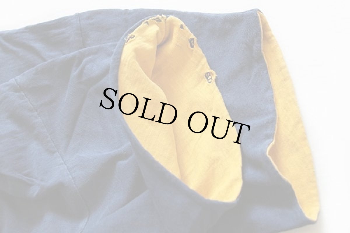 画像8: 70s USA製 Championチャンピオン ROCHESTER STATE JR.COLLEGE コットン リバーシブルTシャツ ボロ 紺×黄 M (8)