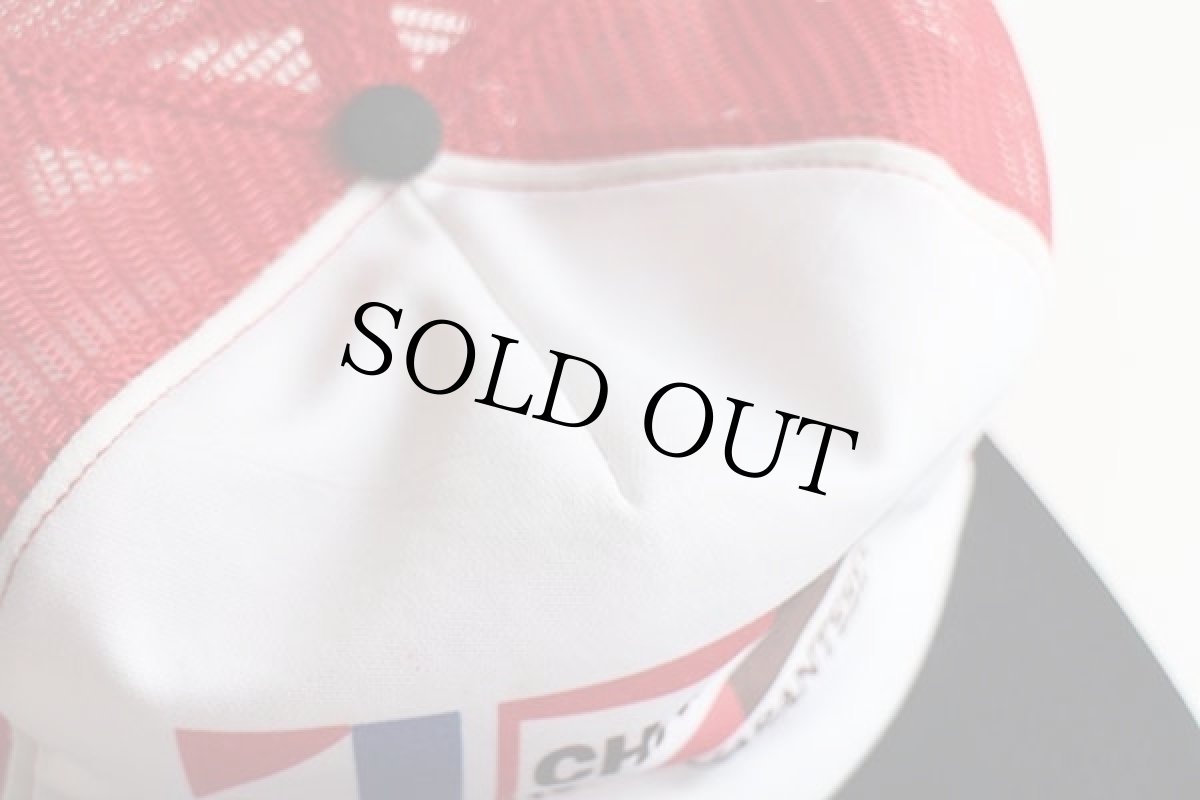 画像5: 80s USA製 AMC CHAMPION SPARK PLUG チャンピオン プラグ プリント メッシュキャップ 赤×白×黒 (5)