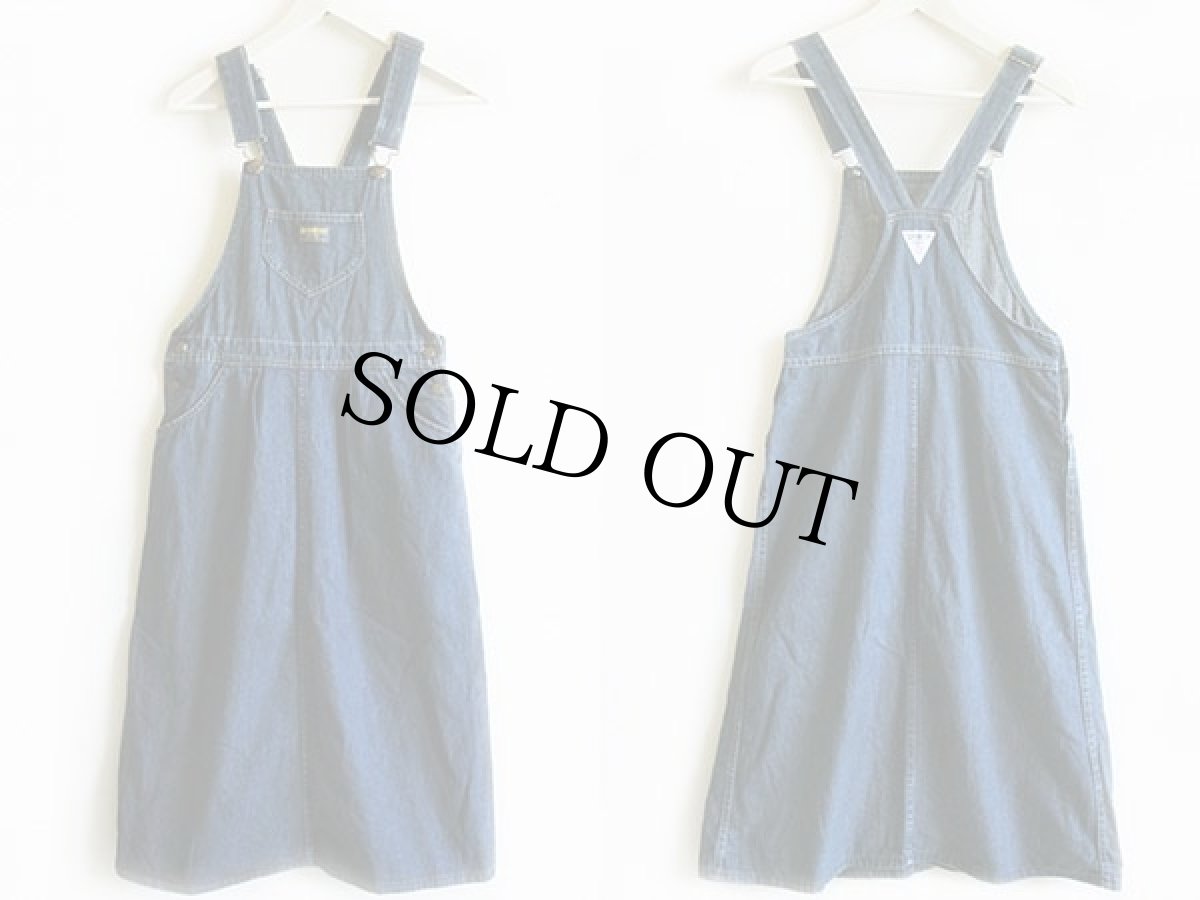 画像2: 80s USA製 OSHKOSH B'GOSH デニム サロペット スカート (2)