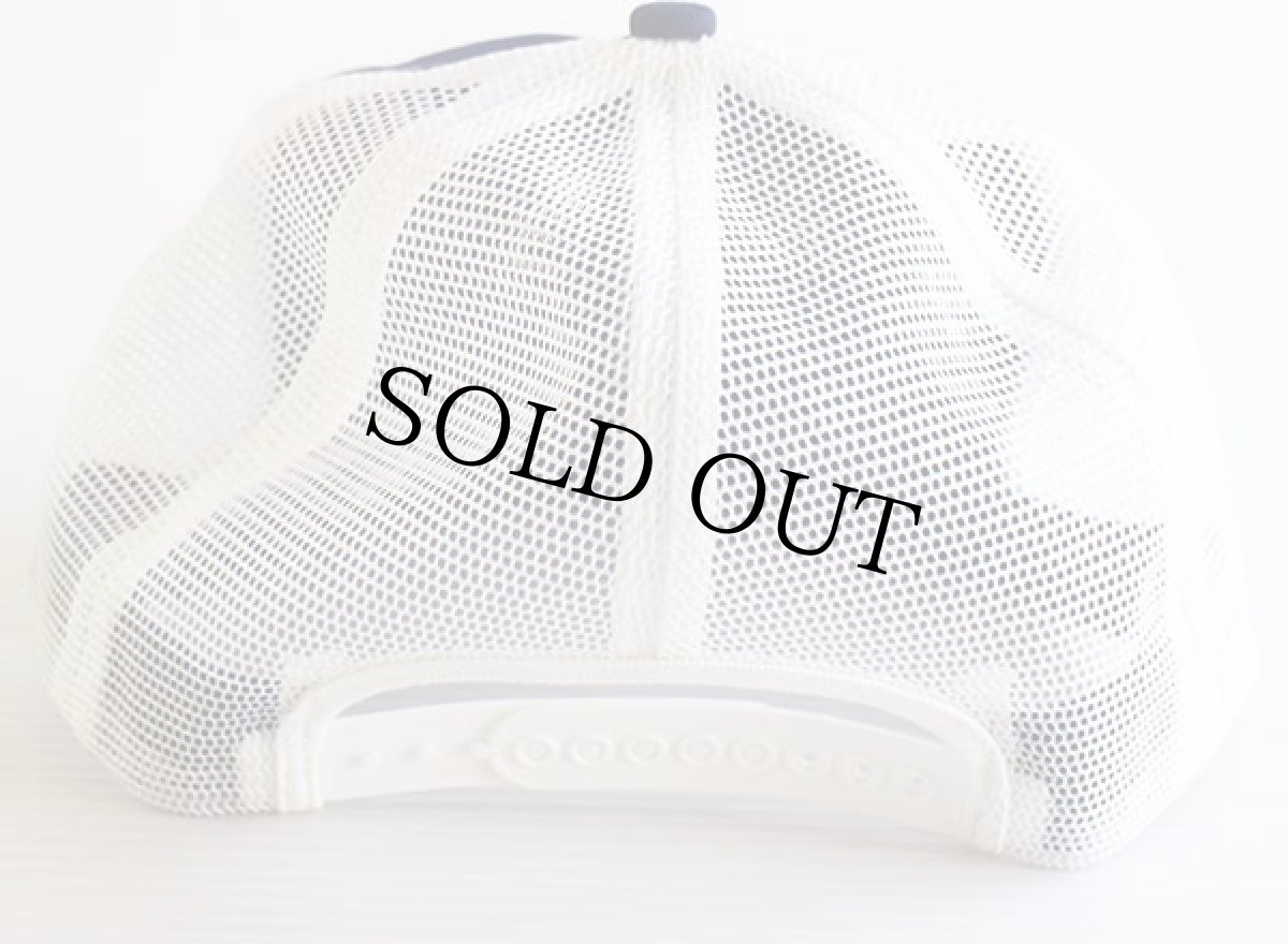 画像2: 80s USA製 Fordフォード パッチ付き ツートン メッシュキャップ 紺×白 (2)