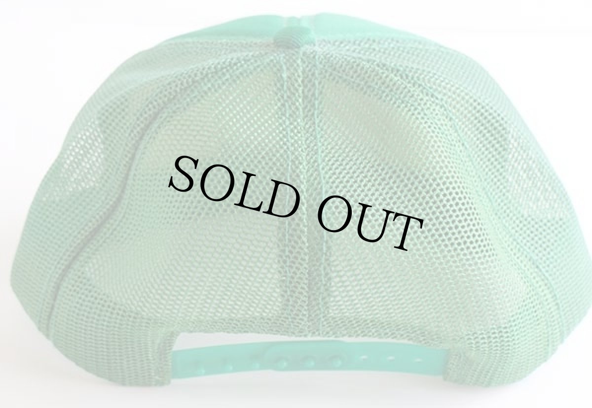 画像2: デッドストック★80s Kawasakiカワサキ パッチ付き メッシュキャップ 緑 キッズ (2)