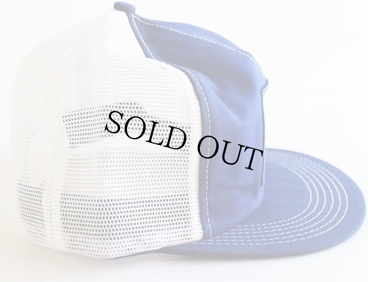 画像3: 80s USA製 Fordフォード パッチ付き ツートン メッシュキャップ 紺×白 (3)