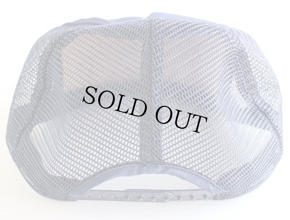 画像2: デッドストック★80s USA製 VALVOLINE 発泡プリント メッシュキャップ 紺 (2)