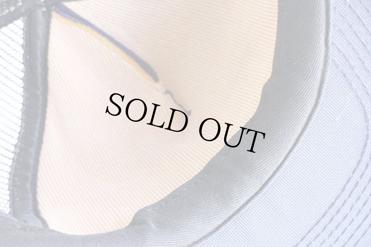 画像5: デッドストック★80s USA製 VALVOLINE 発泡プリント メッシュキャップ 紺 (5)