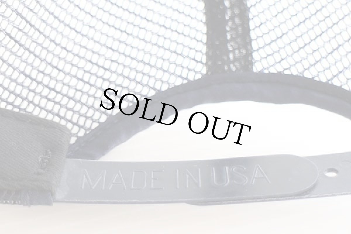 画像4: デッドストック★80s USA製 VALVOLINE 発泡プリント メッシュキャップ 紺 (4)